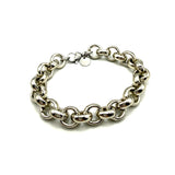 Bracciale Maglia Rolò Alluminio lucida