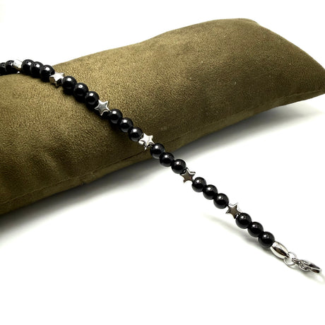 Bracciale pietre e pepite Stelle in Acciaio inossidabile