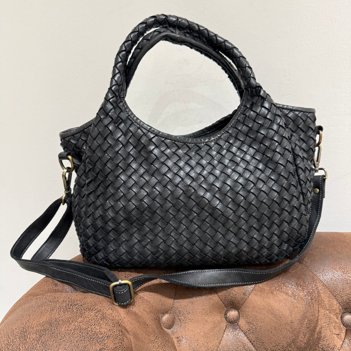 Borsa Intreccio Anita Black