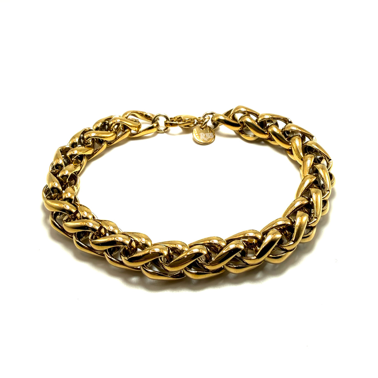 Bracciale Spiga Big Gold Acciaio inossidabile