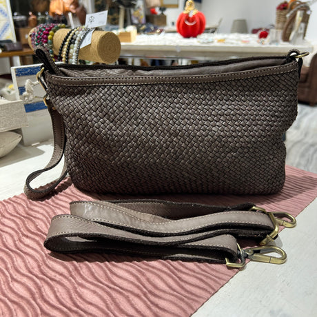 Pochette Intreccio Taupe