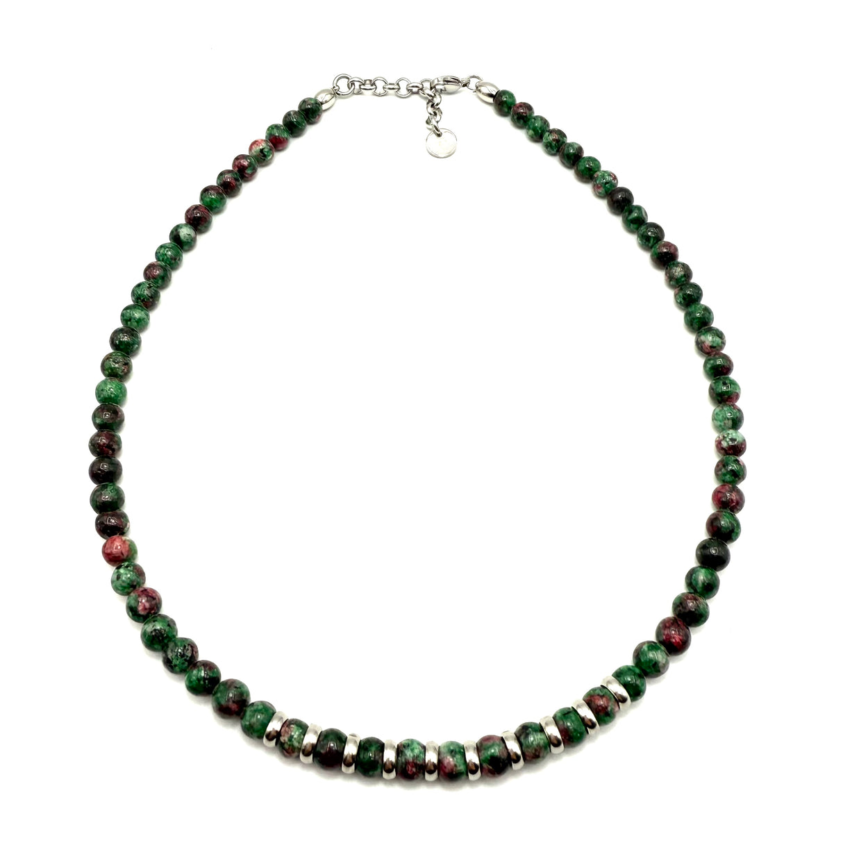 Collana pietre Diaspro