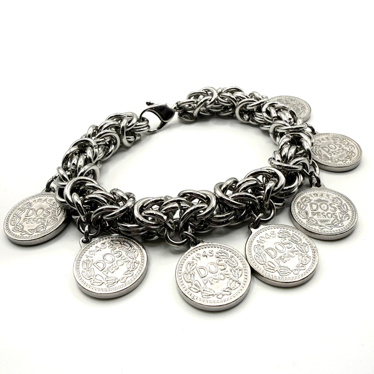 Bracciale Bizantina Big con Monete