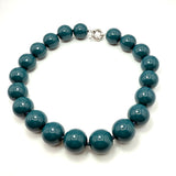 Collana sfere in Resina Ottanio