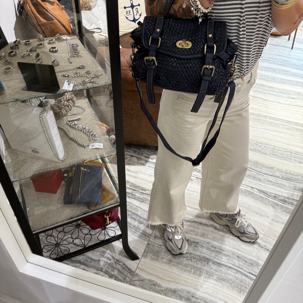 Borsa Dobby Blu