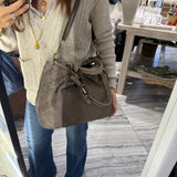 Borsa Rachele pelle Taupe