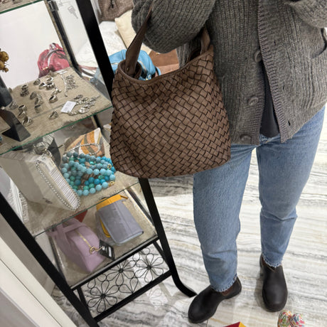 Borsa Mirtilla Big Taupe