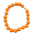 Collana sfere in Resina Arancio