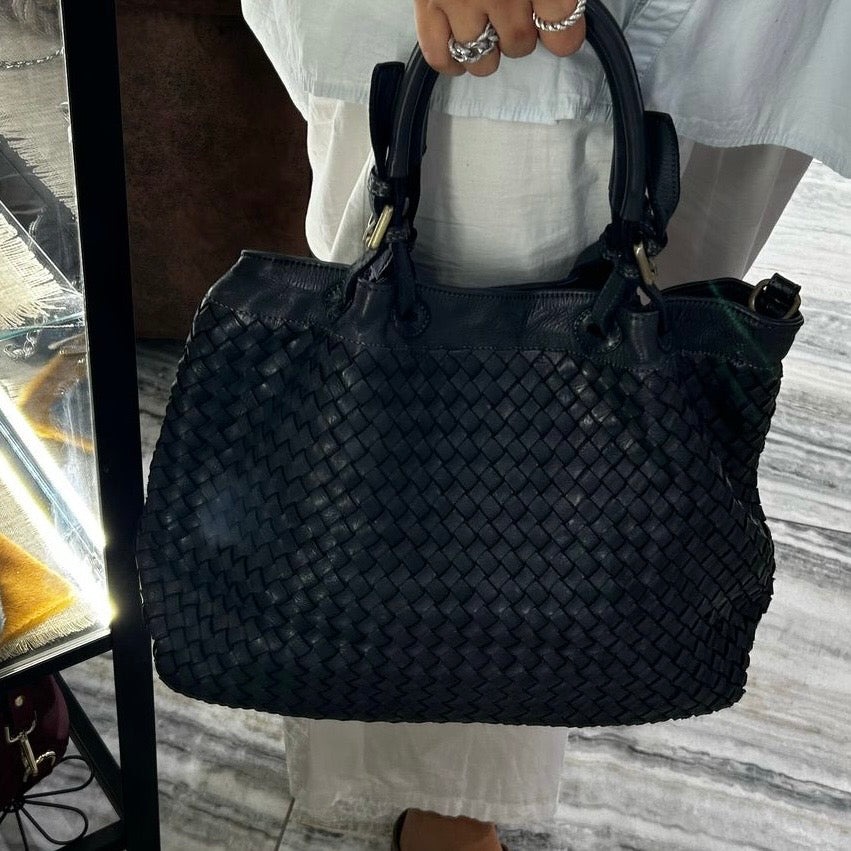 Borsa Intreccio Big Nera