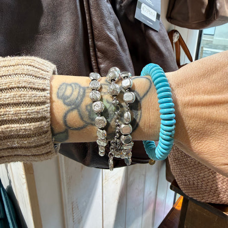 Bracciale Dischi Pasta di Turchese