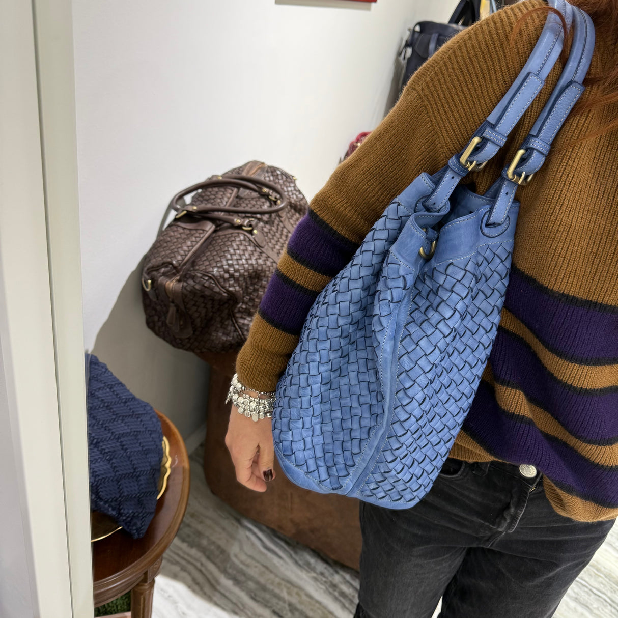 Borsa Intreccio Pervinca