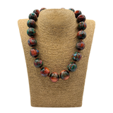 Collana sfere in Resina Multicolor Lunare