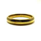 Bracciale Tubogas acciaio Dorato 1.2 cm