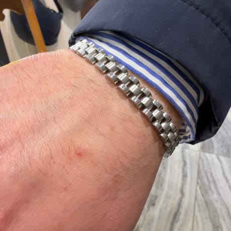 Bracciale Maglia Milano acciaio inossidabile