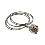 Bracciale 5 fili mina anni 60' silver