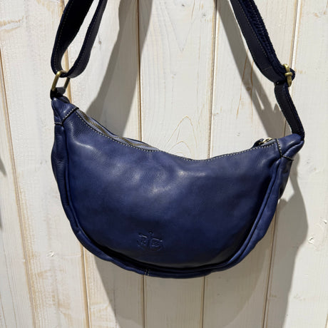 Borsa Marsupio Mezzaluna Blu