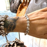 Bracciale Pepite Martellate Big Argento925