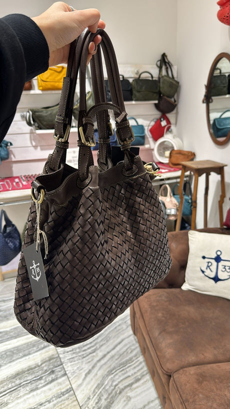 Borsa Intreccio Big Testa di Moro