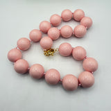 Collana sfere in Resina Pink Babol