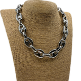 Collana Catena Marinara acciaio Big