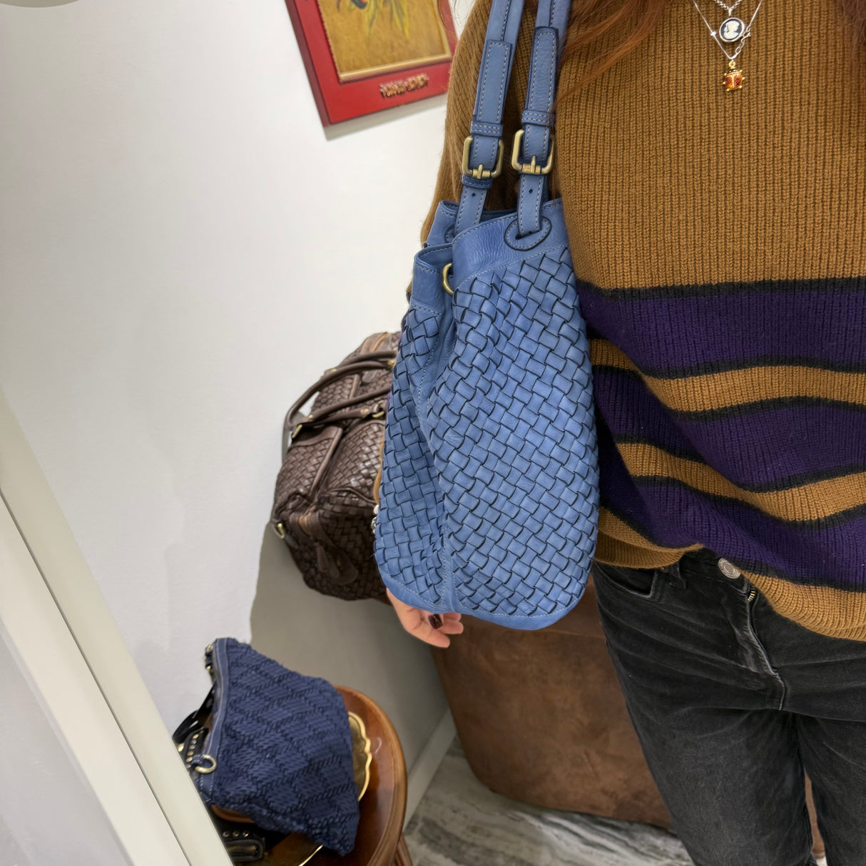 Borsa Intreccio Pervinca