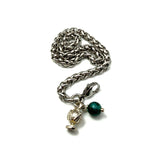 Bracciale Spiga Pumino Argento925 e Giada Verde