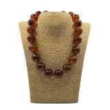 Collana sfere in Resina Ambrata