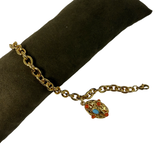 Bracciale 6 fili Lanterna Ovale Turchese e Corniola