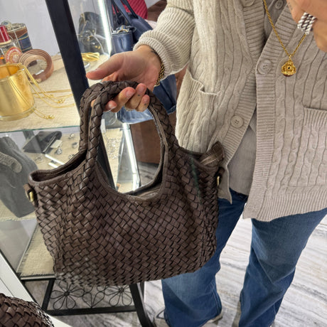 Borsa Intreccio Anita Taupe