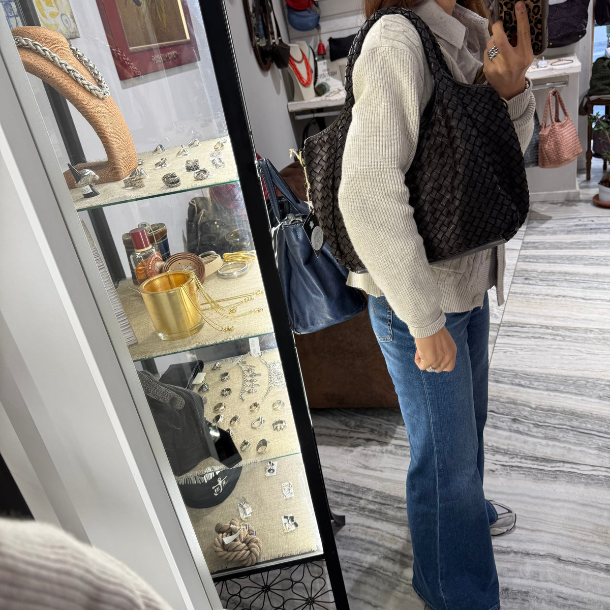 Borsa Intreccio Anita Testa di Moro