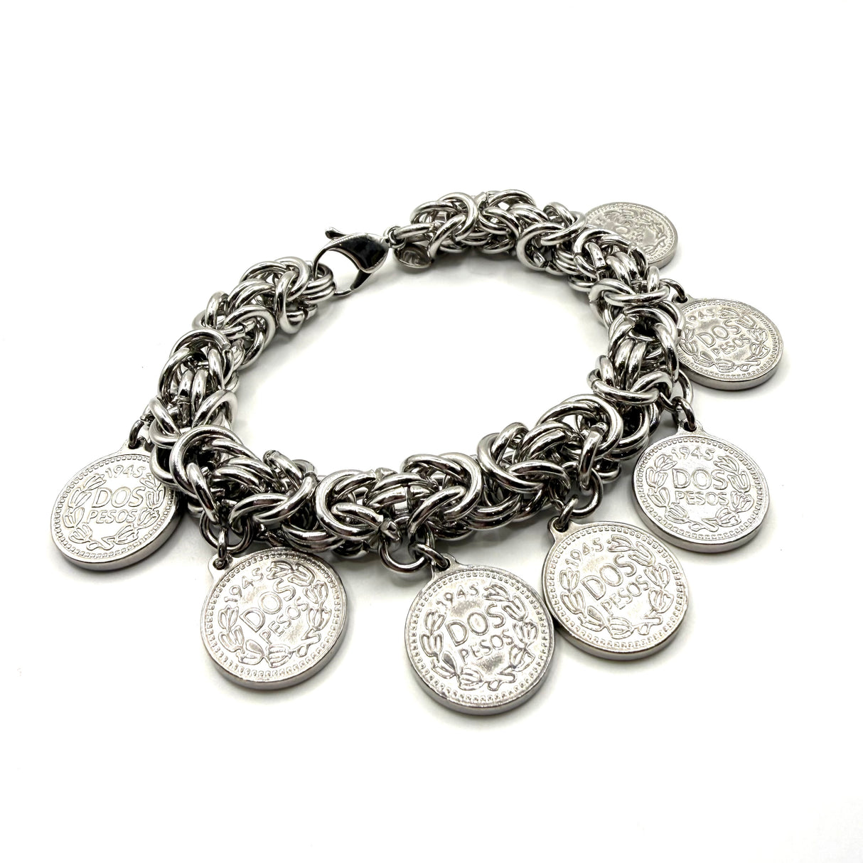 Bracciale Bizantina Big con Monete