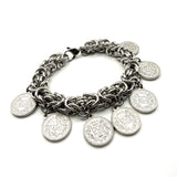 Bracciale Bizantina Big con Monete