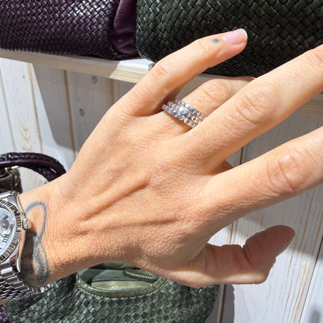 Tris fedine Piramidali Argento925