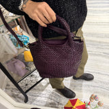 Borsa cestino Hermione small Borgogna