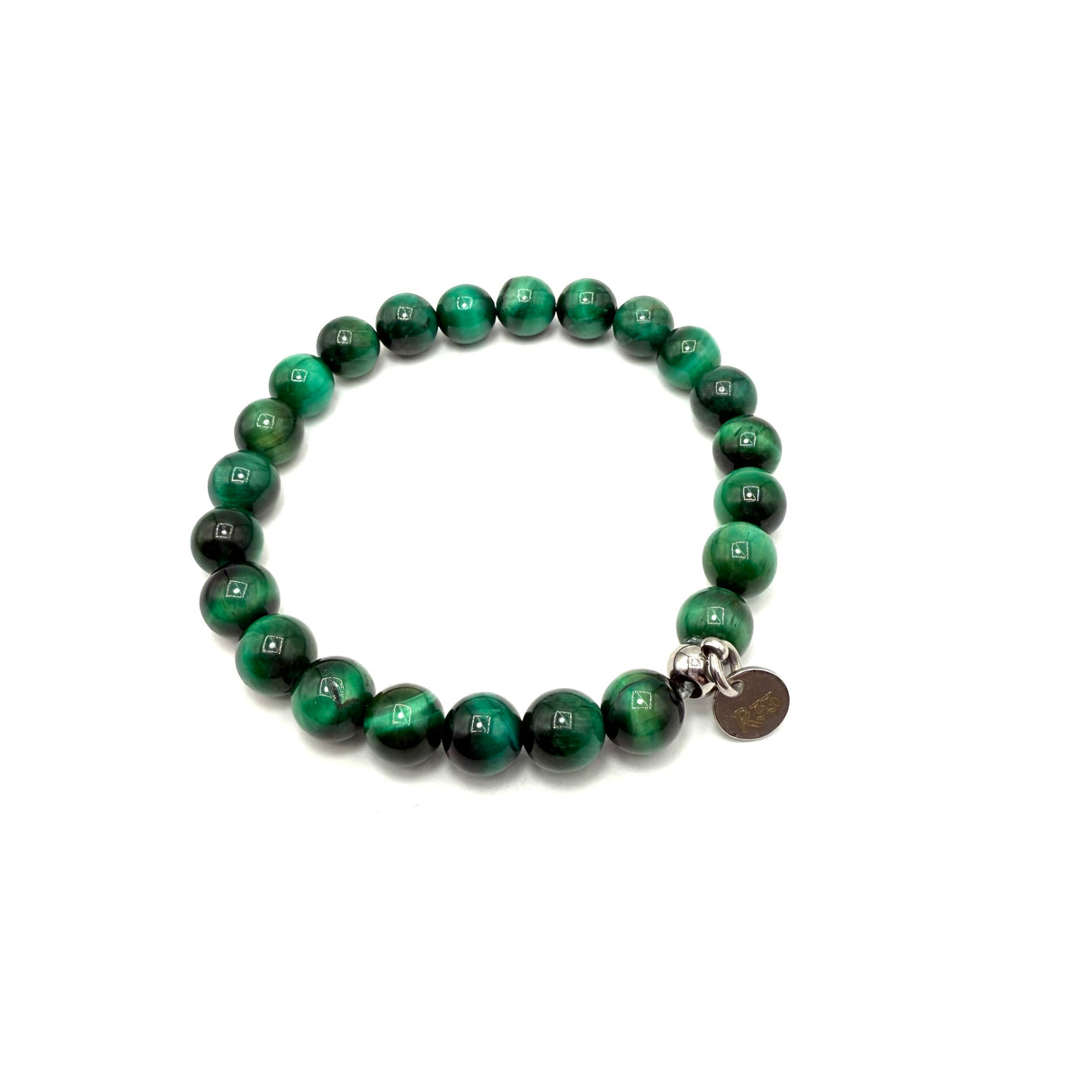 Bracciale pietre Occhio di Tigre Verde