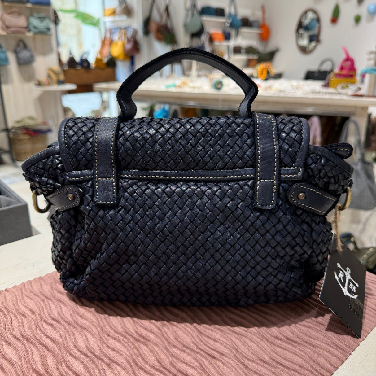 Borsa Dobby Blu