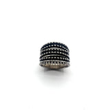 Anello Multifili Puntinato Argento925