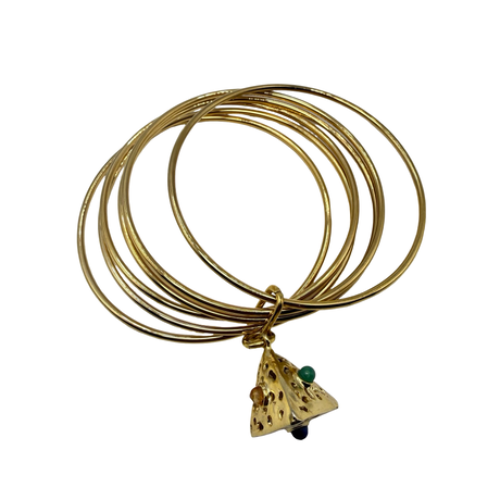 Bracciale 5 fili Lanterna Piramide