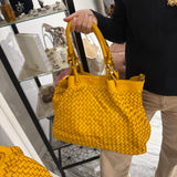 Borsa Intreccio Big Senape