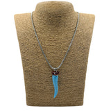 Collana Lucky Corno Turchese