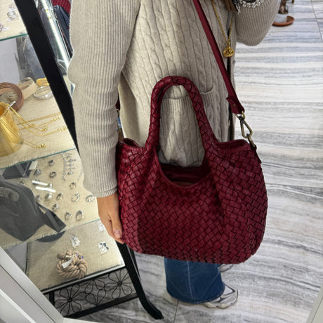 Borsa Intreccio Anita Vino