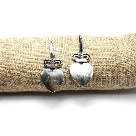 Orecchini Cuore Sacro Corona