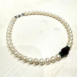 Collana Perle e Corone in acciaio inossidabile