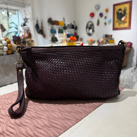 Pochette Intreccio Borgogna