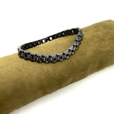 Bracciale Maglia Milano acciaio inossidabile Black