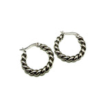 Orecchini Cerchio torcione acciaio inossidabile