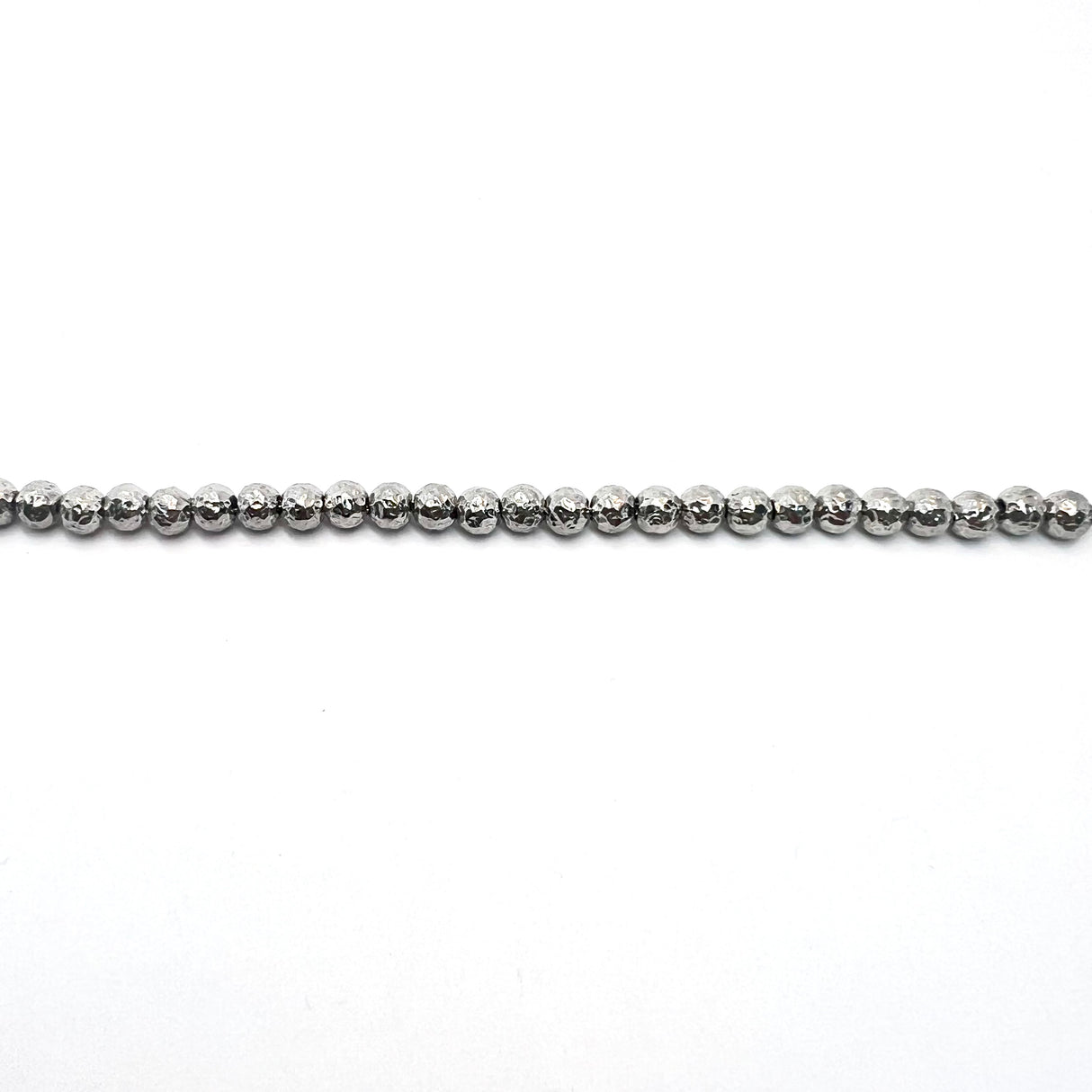 Bracciale pepite sfere sfaccettate 5 mm