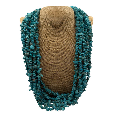 Collana Multifili Turchese