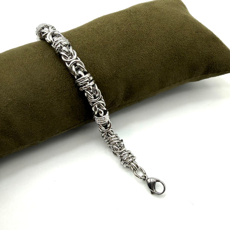 Collana e bracciale Bizantina Anelli ritorti DUO