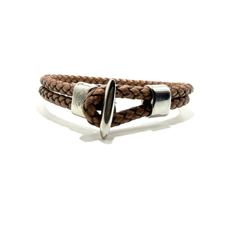 Bracciale Bitta in pelle neutro